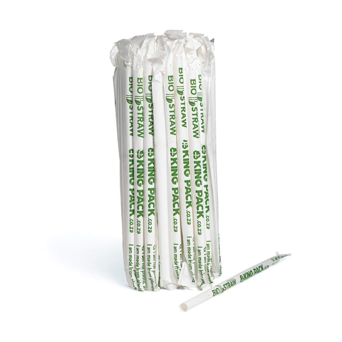 Compostable 10mm x 210 mm PLA Straw (200) » King Pack