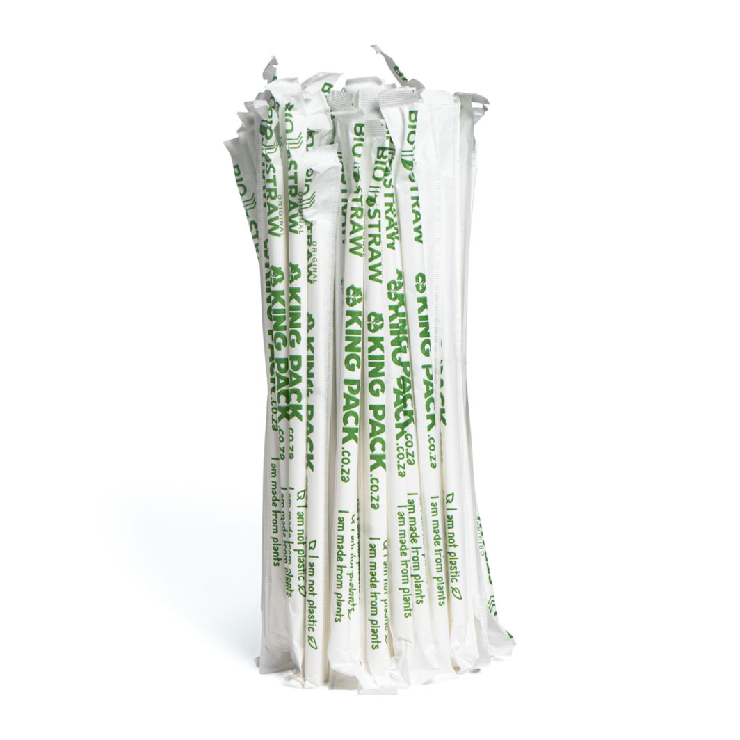 Compostable 8mm x 210mm PLA Straw PLAS08