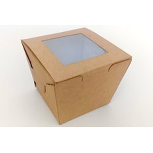 Kraft Muffin Box with Window » King Pack