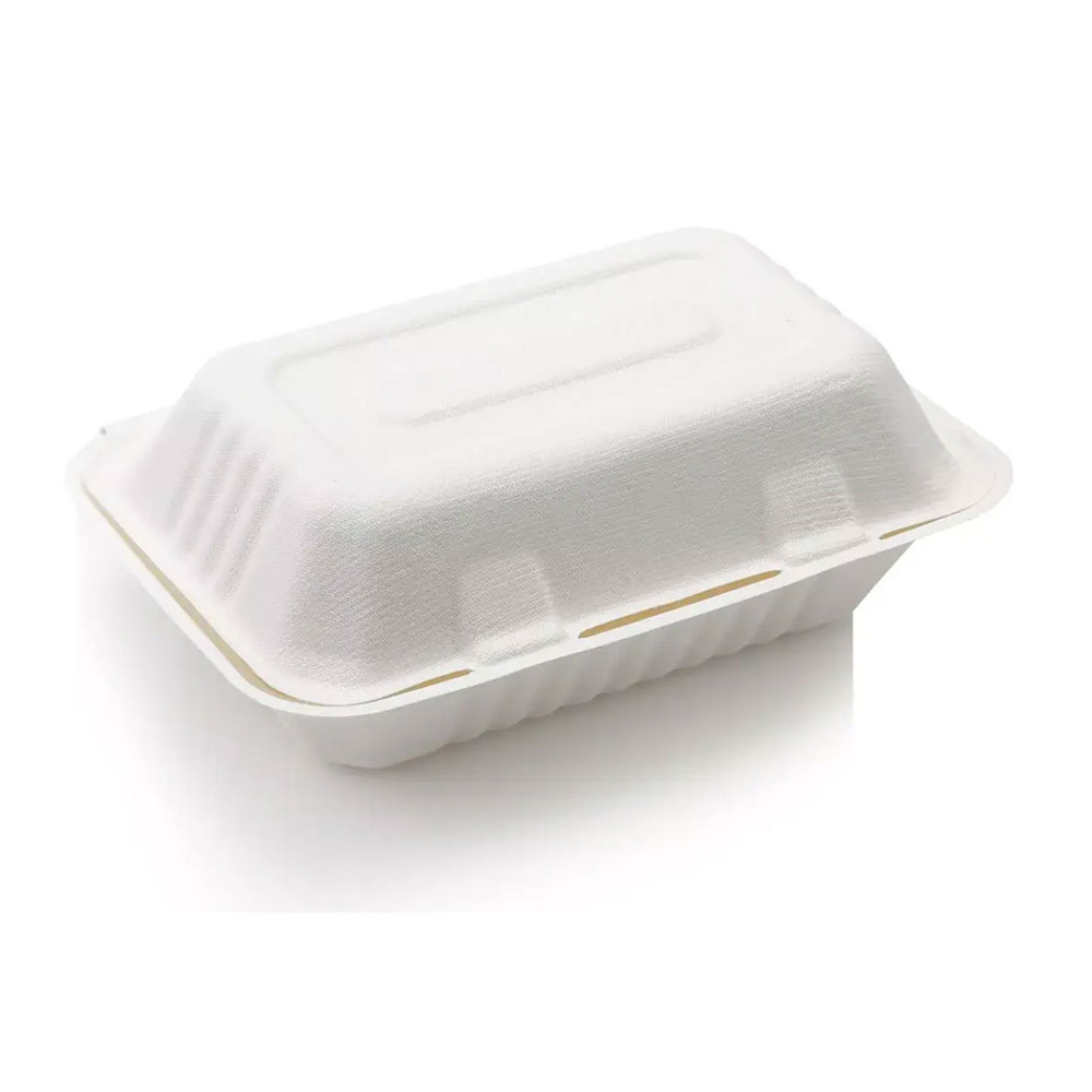 Biodegradable-1000ml-Single-Compartment-Clamshell-BGS0004