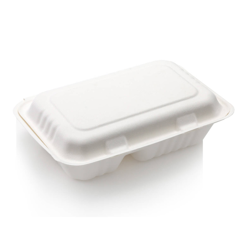 Biodegradable-1000ml-Two-Compartment-Clamshell-BGS0002