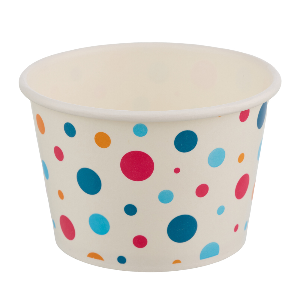 VPD05-Ice-Cream-Tub-Polka-Dot-8oz-250ml