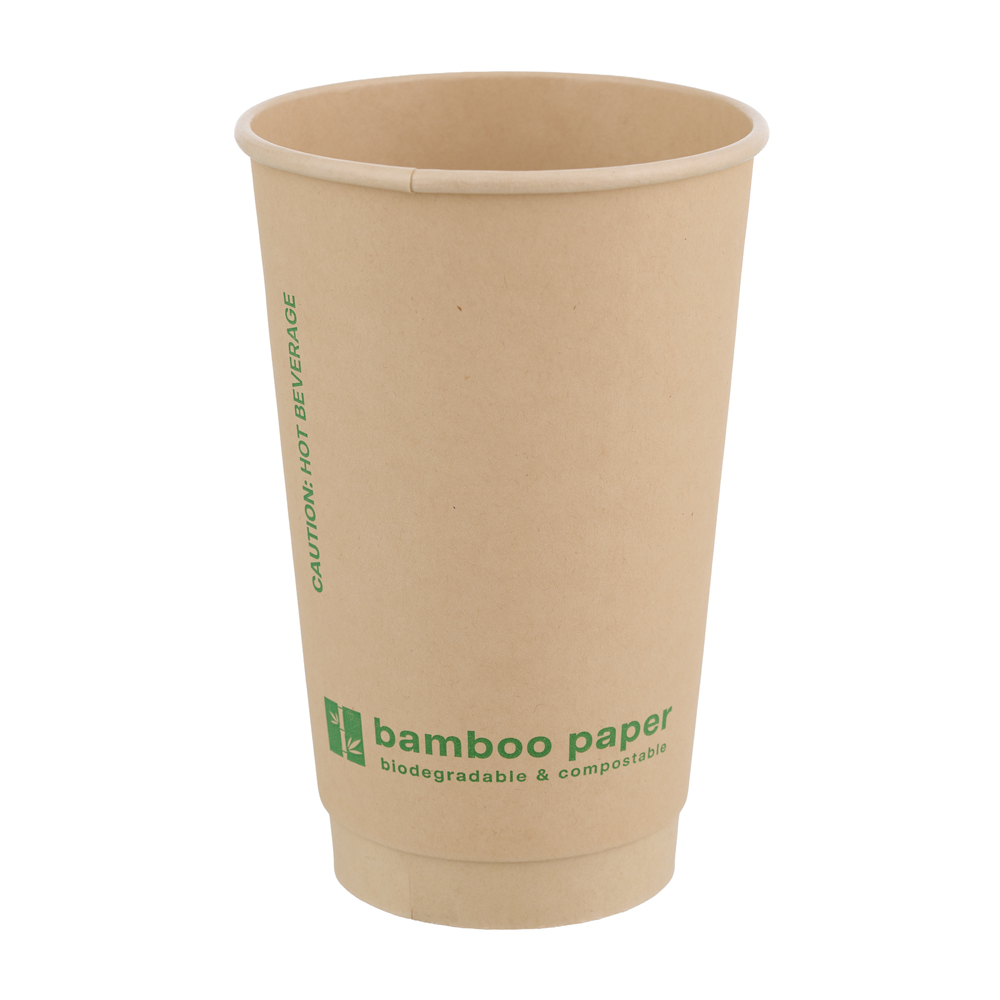 500ml Double Wall Coffee Cup Bamboo (25)
