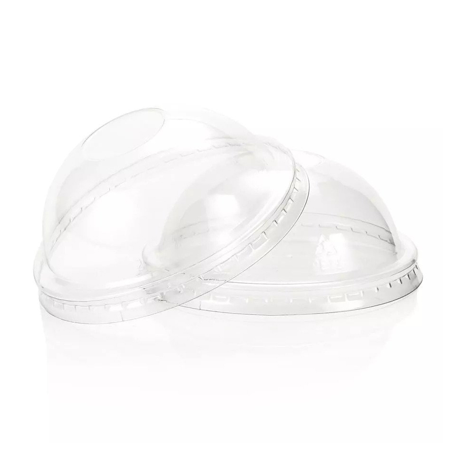 ICDL05 - Clear PET Ice Cream Tub Dome Lid - 90ml