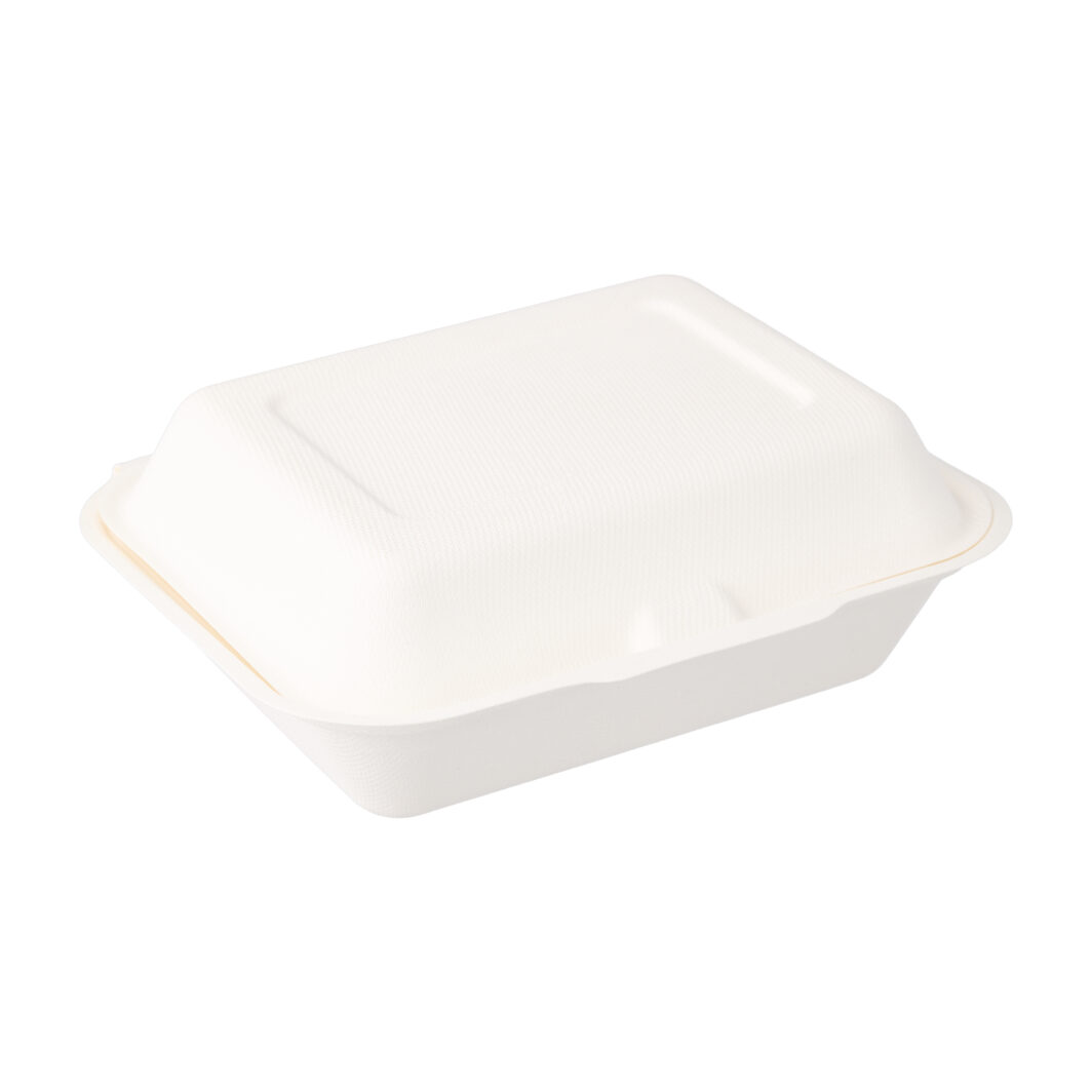 BGS0069 - Biodegradable 800ml Single Compartment Snack Box - Picture 1