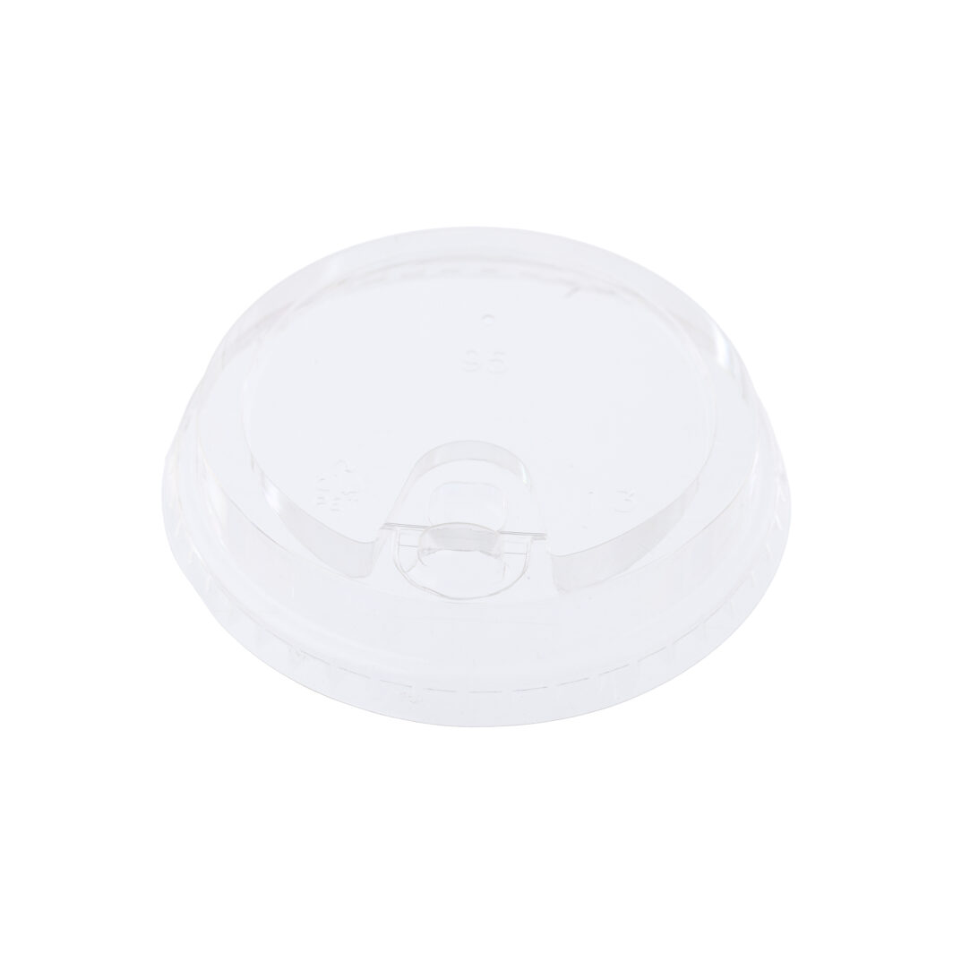 Clear PET Sip Lid for Smoothie Cup RC95