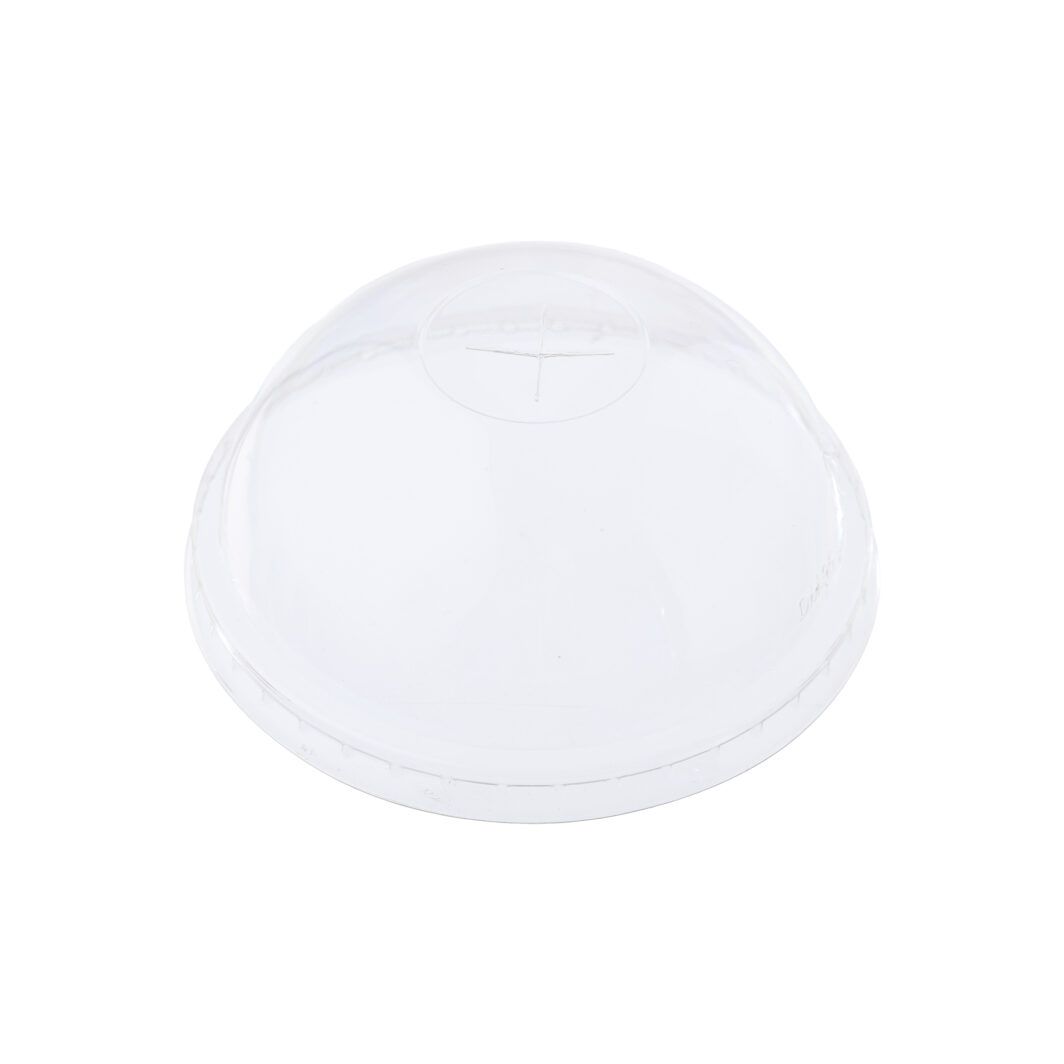 SCC03 - Clear PET Multifit Arch Dome Lid with hole RC95 - Picture 1