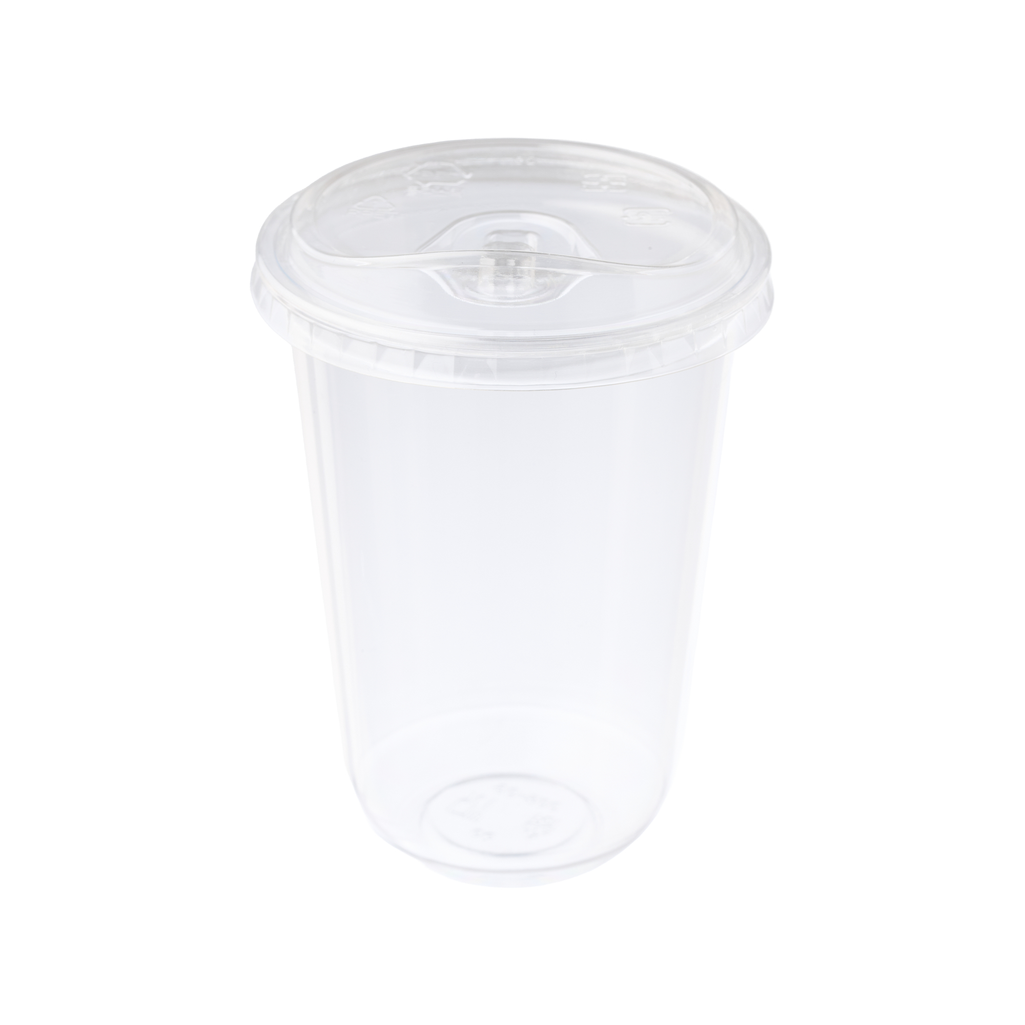 500ml Clear U-Shape PET Smoothie Cup RC90 - Image 2