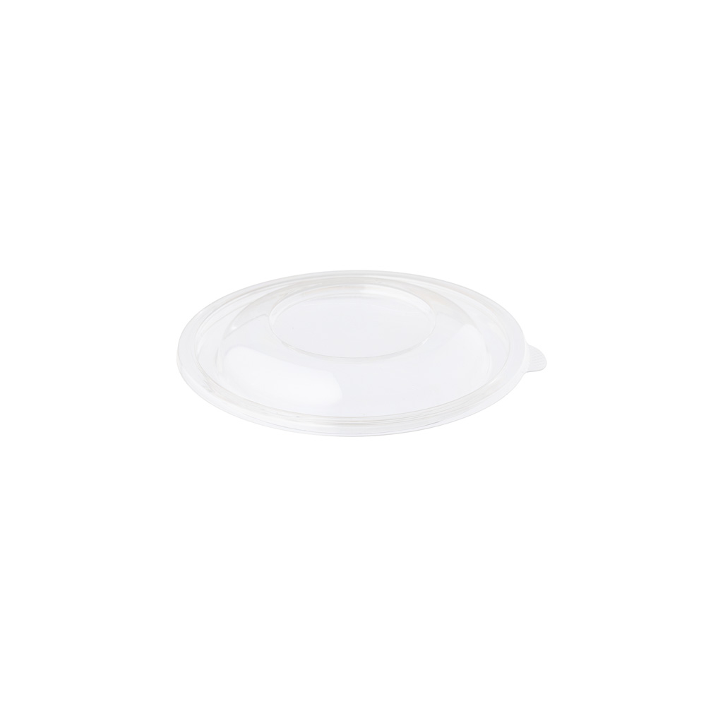 140mm Flat Lid for 350ml/500ml PET Salad Bowl (50)